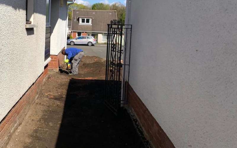 footpath ground preparation