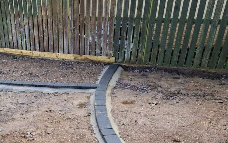 footpath west lothian edging installation