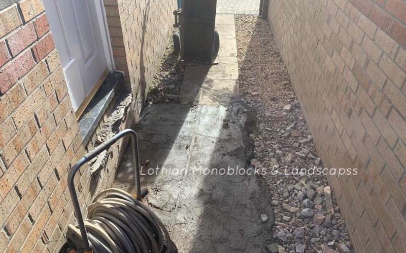 footpath west lothian sub base installation