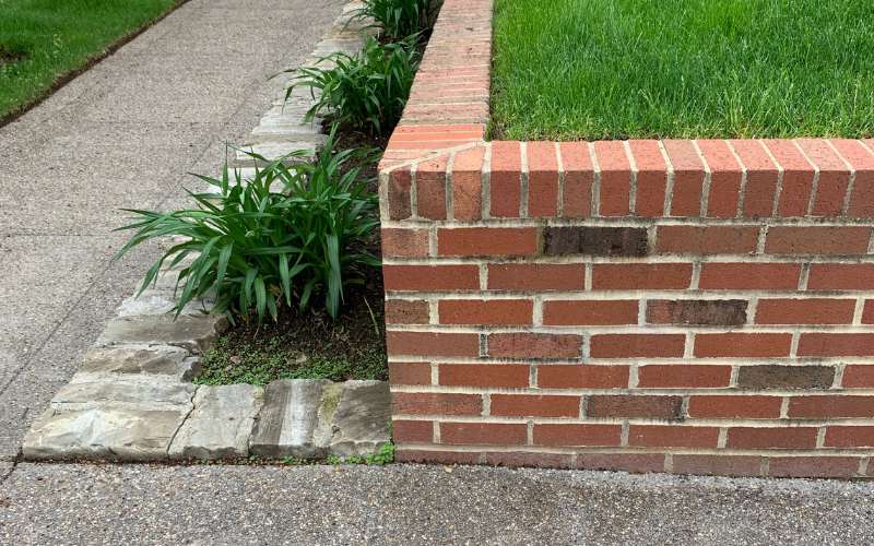 garden brick wall installer west lothian