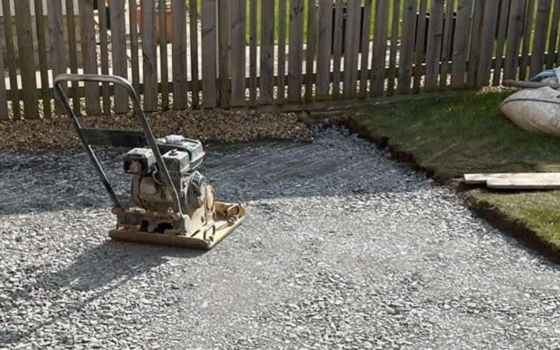 patio compacting and levelling west lothian