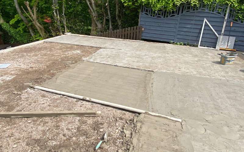patio sub base installation west lothian