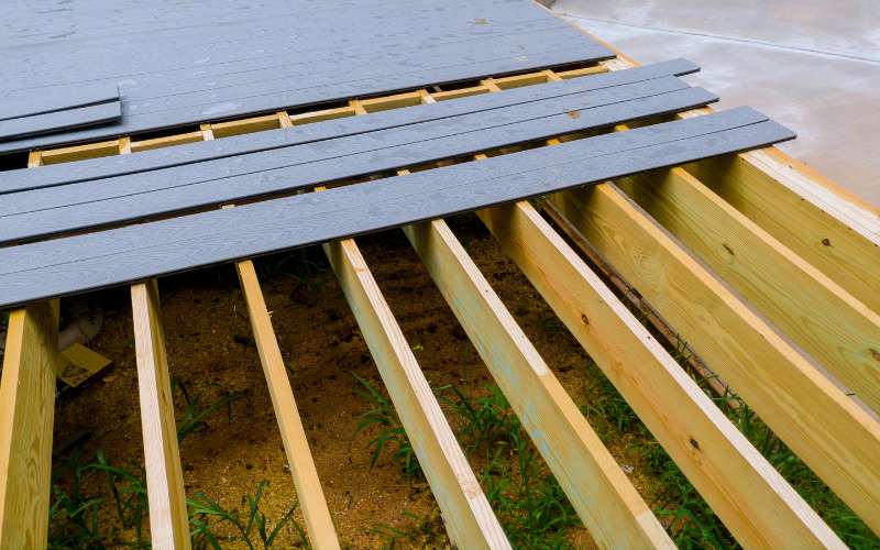 construction of decking frame