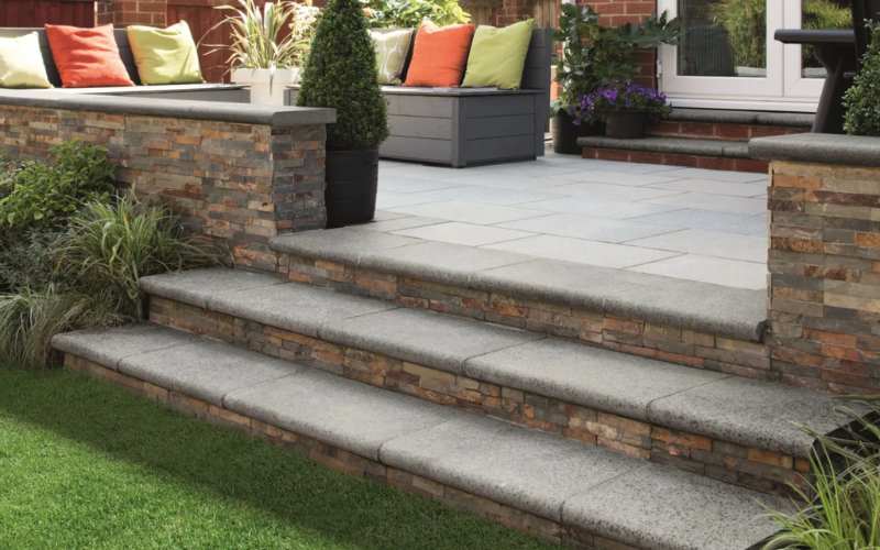 garden steps installation central scotland